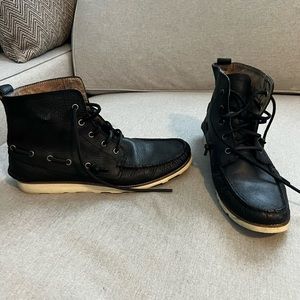 John Varvatos high top boat shoes/boots